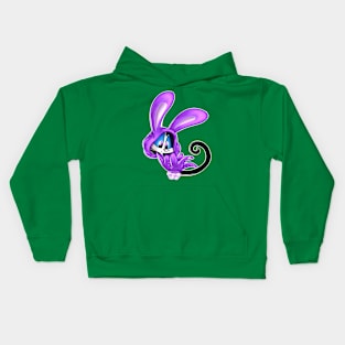 bunny cat Kids Hoodie